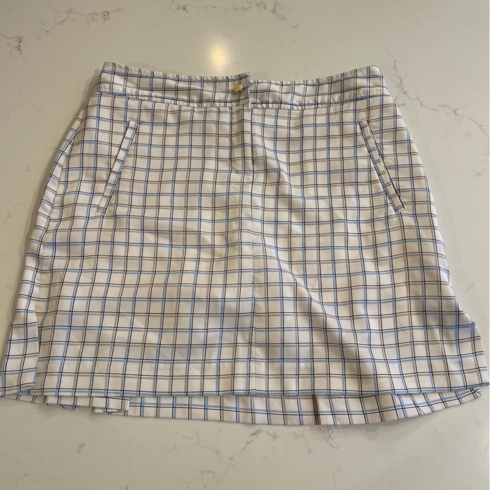 Izod plaid golf skort